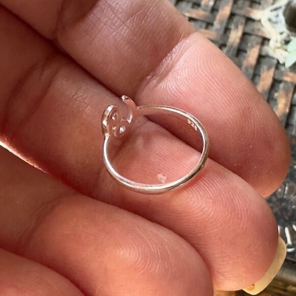 Cancer Sterling Silver Toe Ring - Picture 5 of 5